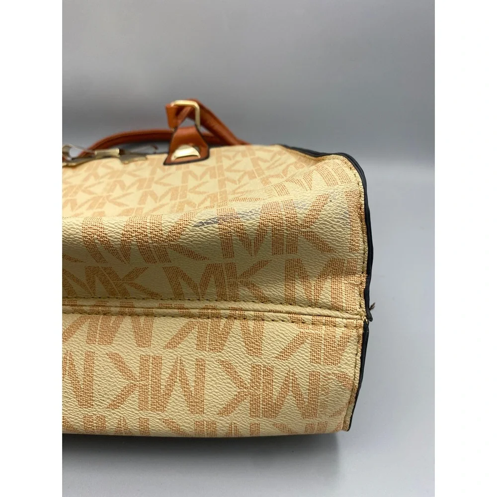 Women's‎ Mary King Monogram Satchel Bag Bow Detail Top Handle Purse